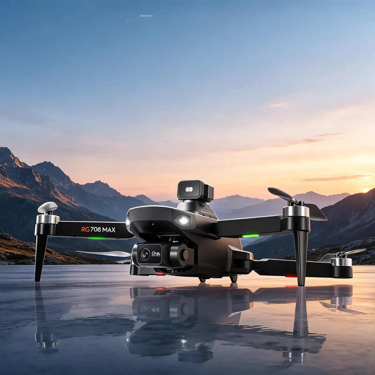Drone RG708 MAX 4K GPS avec Évitement d'Obstacles 360° et Moteur Sans Balais