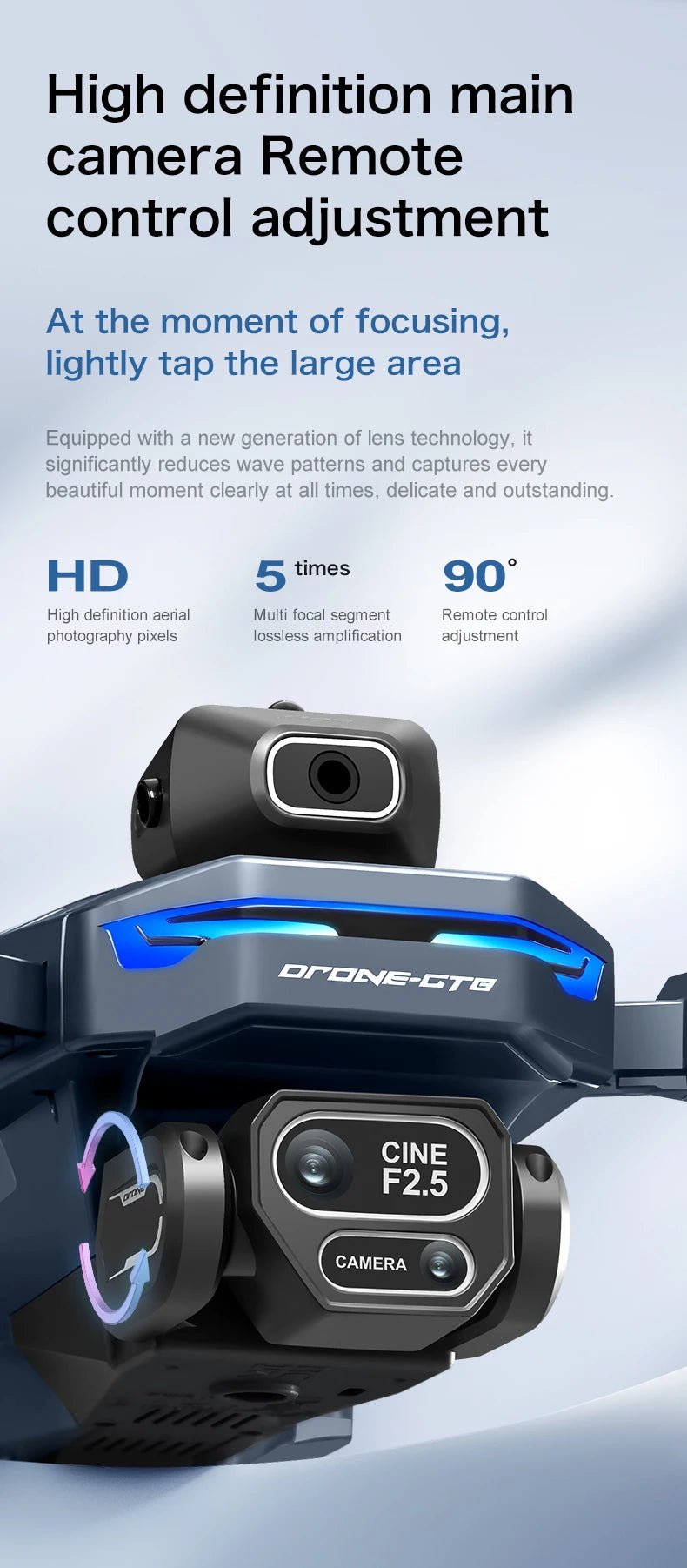 2025 Nouveaux drones GT8 FPV GPS 8K professionnels HD 360 ° Double caméra 5G WIFI moteurs sans balais évitement d'obstacles quadrirotor pliable