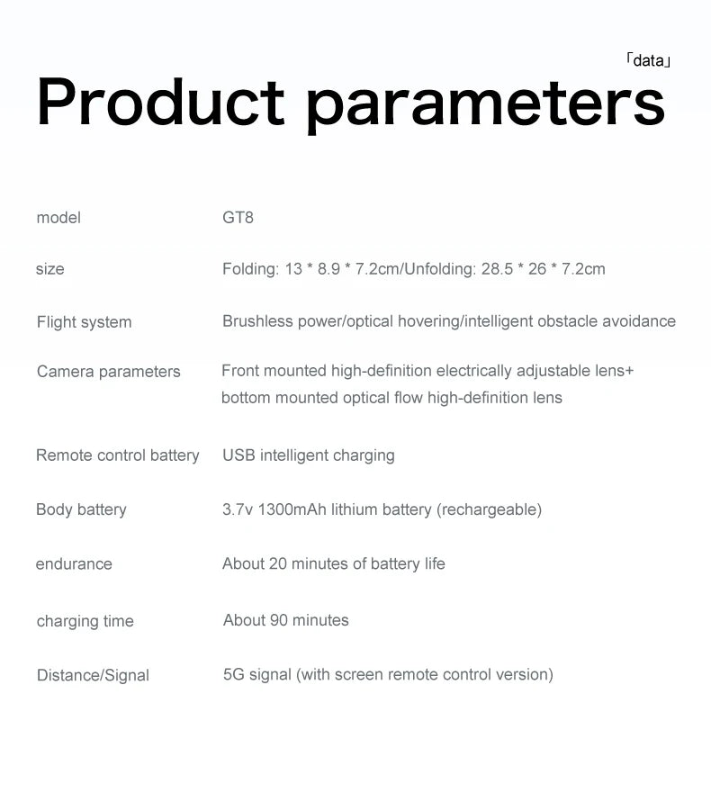 2025 Nouveaux drones GT8 FPV GPS 8K professionnels HD 360 ° Double caméra 5G WIFI moteurs sans balais évitement d'obstacles quadrirotor pliable