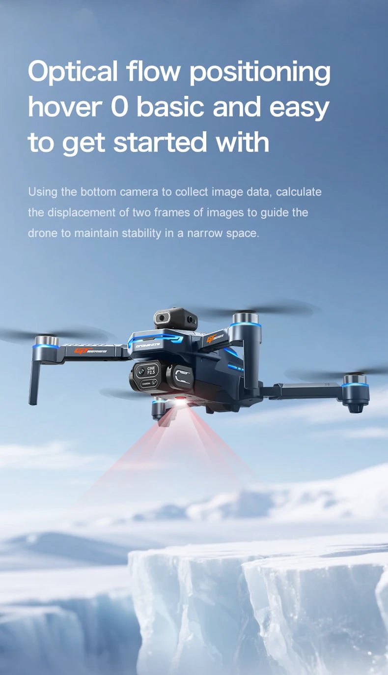 2025 Nouveaux drones GT8 FPV GPS 8K professionnels HD 360 ° Double caméra 5G WIFI moteurs sans balais évitement d'obstacles quadrirotor pliable