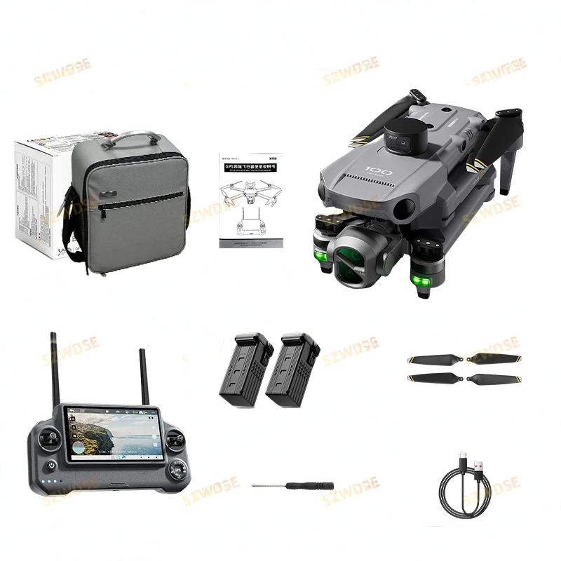 Drone Wing 100 GPS — Caméra UHD 8K, Nacelle 3 Axes, Écran Tactile | VoltFly