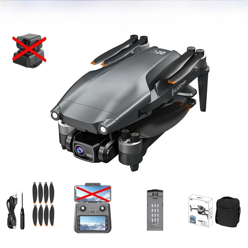 L600-1 MAX PRO 4K avec caméra HD, GPS à cardan 3 axes, 360 °