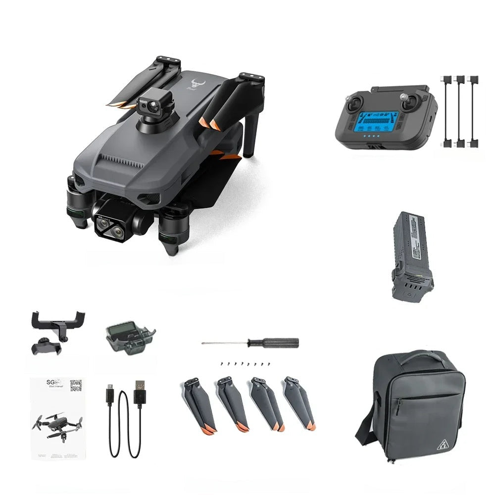Drone SG909 VOLTFLY 4K Professionnel : Cardan 3 Axes, Évitement d'Obstacles et Longue Autonomie