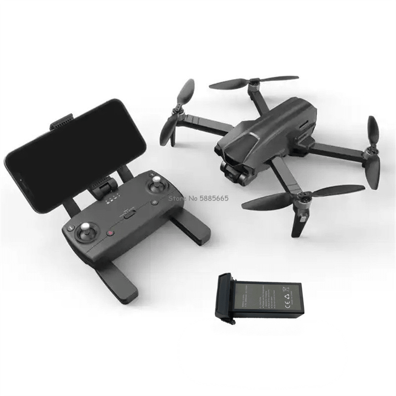 Drone Professionnel 4K ultra HD GPS avec Nacelle 3 Axes et Moteur Sans Balais