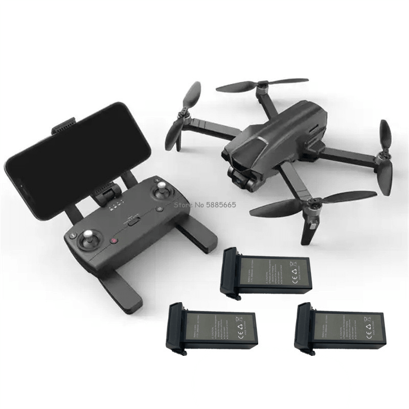 Drone Professionnel 4K ultra HD GPS avec Nacelle 3 Axes et Moteur Sans Balais