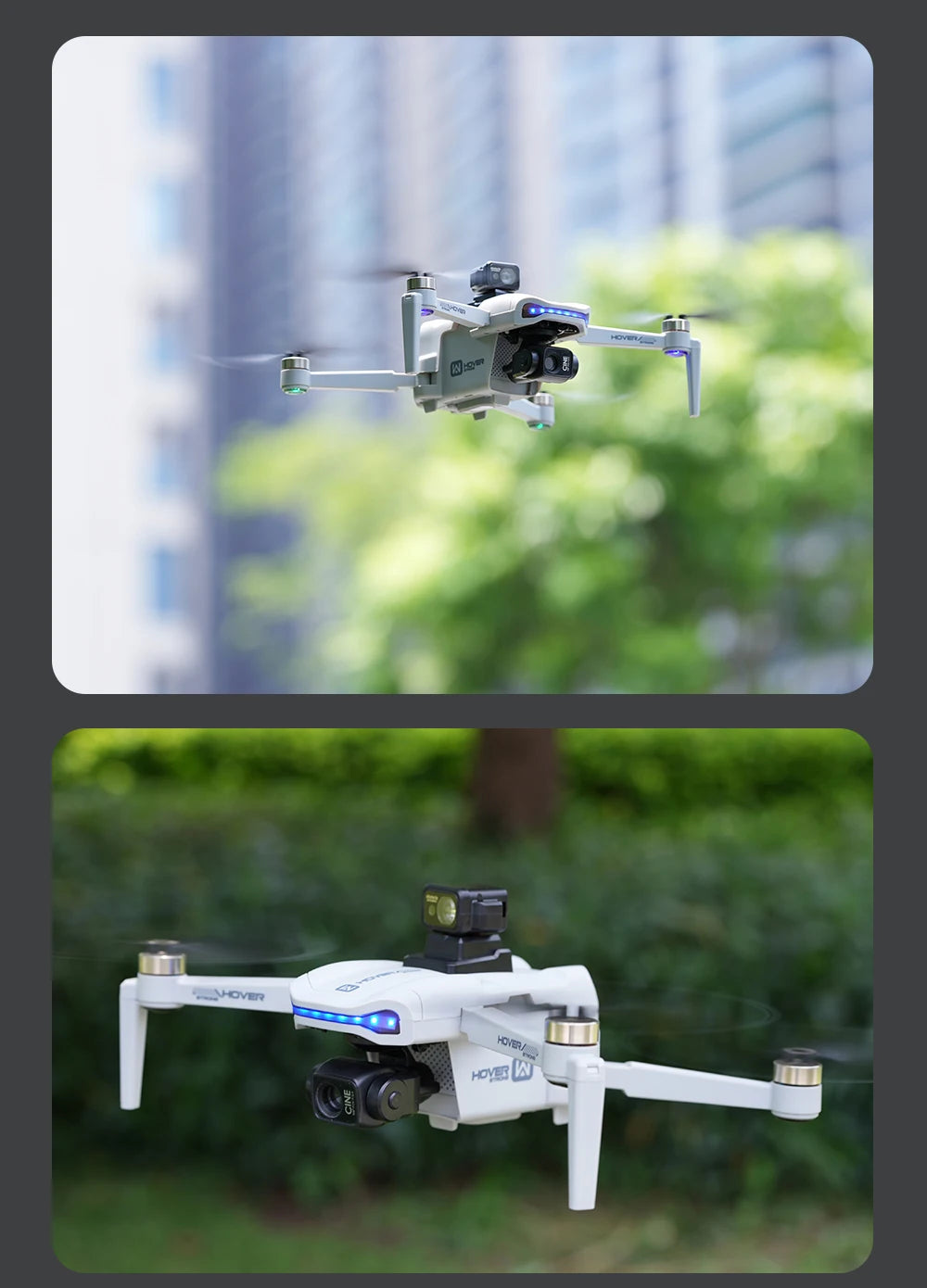 Drone X40 MAX 8K avec Caméra Double, Nacelle 3 Axes et GPS FPV