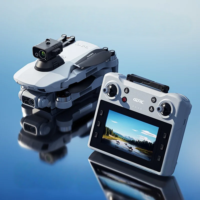 4DRC F8 pro MAX Drone Télécommandé 5G WIFI Écran Quadcopter 8K HD Dual Camera FPV Avec Évitement Obstacles Jouet Drone