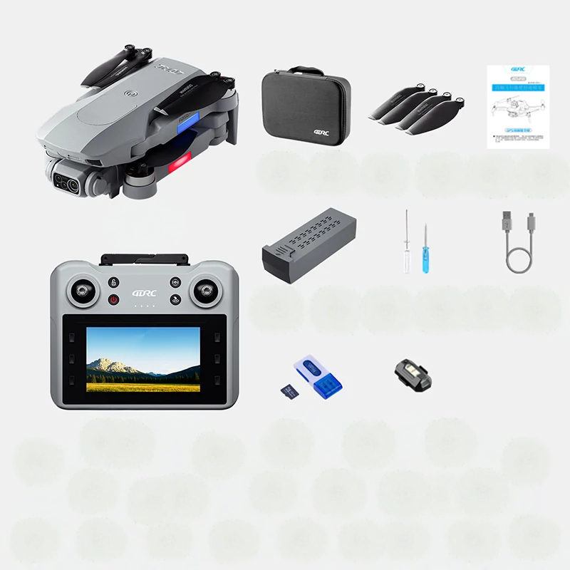 4DRC F8 pro MAX Drone Télécommandé 5G WIFI Écran Quadcopter 8K HD Dual Camera FPV Avec Évitement Obstacles Jouet Drone
