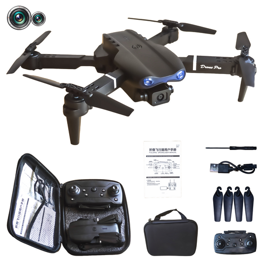New E99Pro RC Drone 4K Professinal With 1080P Wide Angle HD Camera Foldable Helicopter WIFI FPV Height Hold Gift Toy