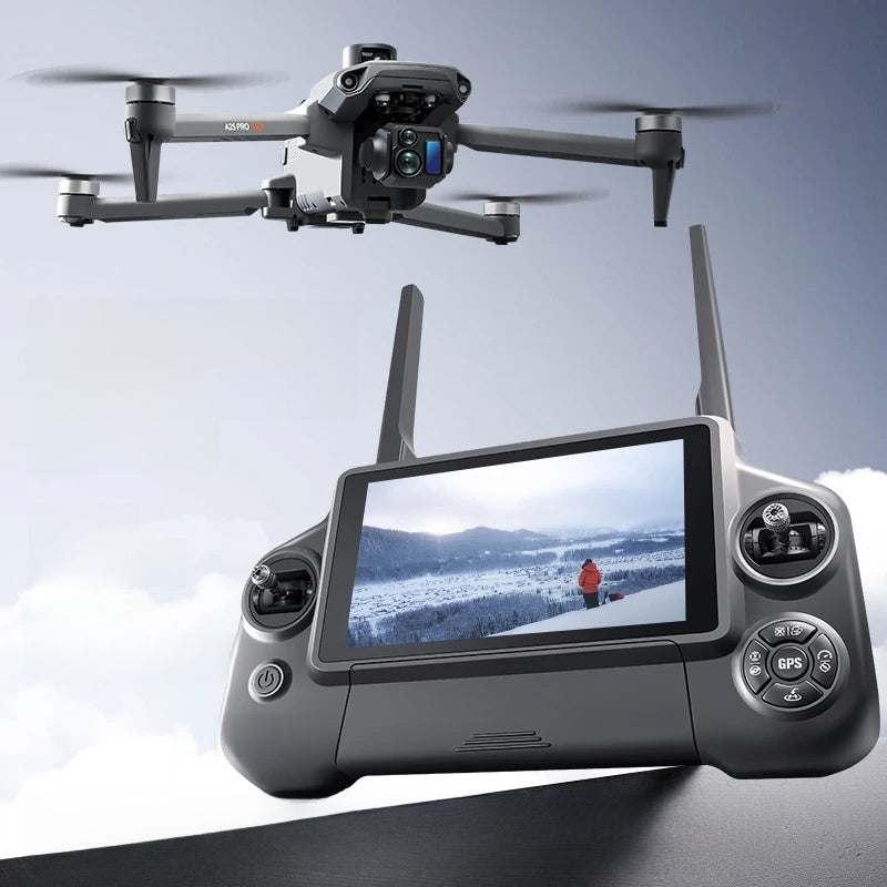 Drone Professionnel VoltFly A25PR - Caméra 8K, Cardan 3 Axes & Évitement Laser