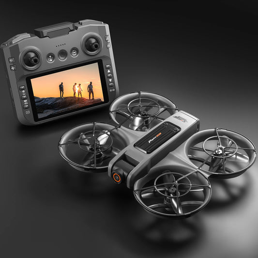 S156 Mini Drone avec écran intégré, caméra 480P, contrôle APP & télécommande – Pliable1601428868413-Grey-S156 DroneSuperlieur