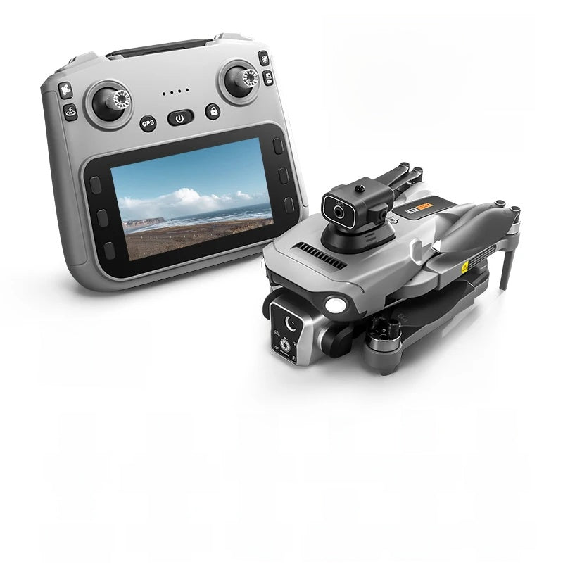 Nouveau K19 MAX GPS Drone professionnel 8K caméra aérienne FPV brosse évite d'obstacles avec grand écran télécommande Drone pliant