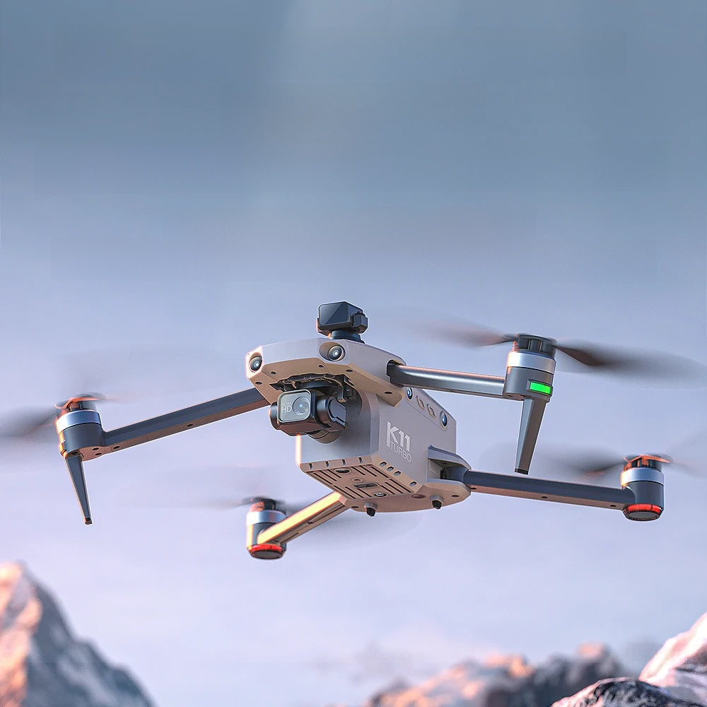 Drone K11 – Caméra 4K Ultra HD, 28 min de vol, portée 4 km, pliable