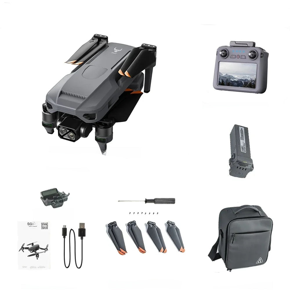 Drone SG909 VOLTFLY 4K Professionnel : Cardan 3 Axes, Évitement d'Obstacles et Longue Autonomie