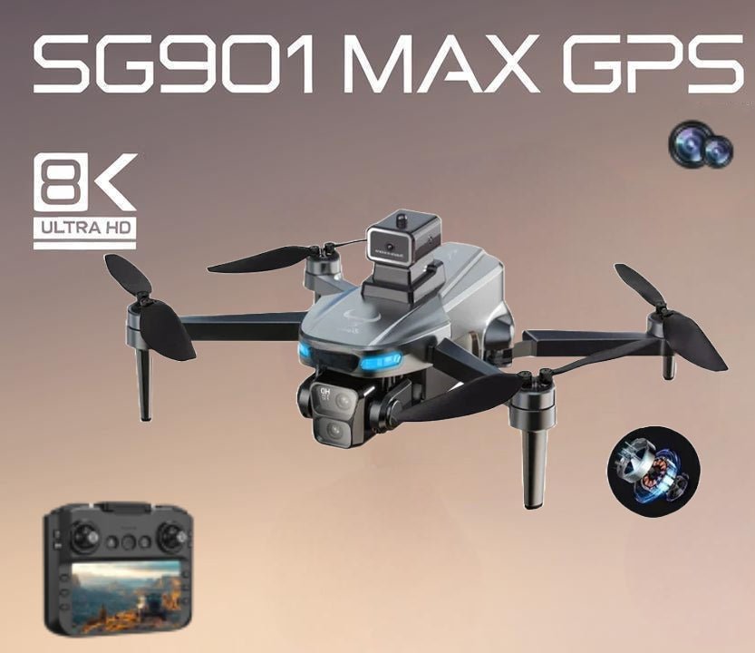 SG901 MAX GPS Drone Professional Screen Remote Control 8K HDDrone avec caméraDimensionnel DimensionnelSG901 MAX GPS Drone Professional Screen Remote Control 8K HD