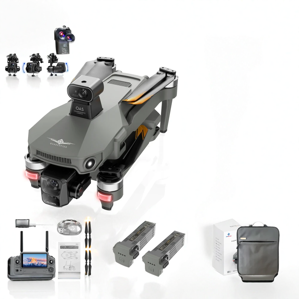 KF100 MAX — Drone Professionnel 4K | Gimbal 3 Axes, GPS, 6km, 50 min de vol